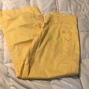 L.L. Bean yellow pants size 4 petite